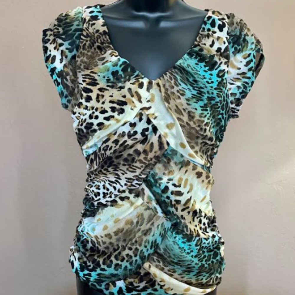 For Cynthia Animal Print Top